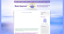 Desktop Screenshot of musicessences.com